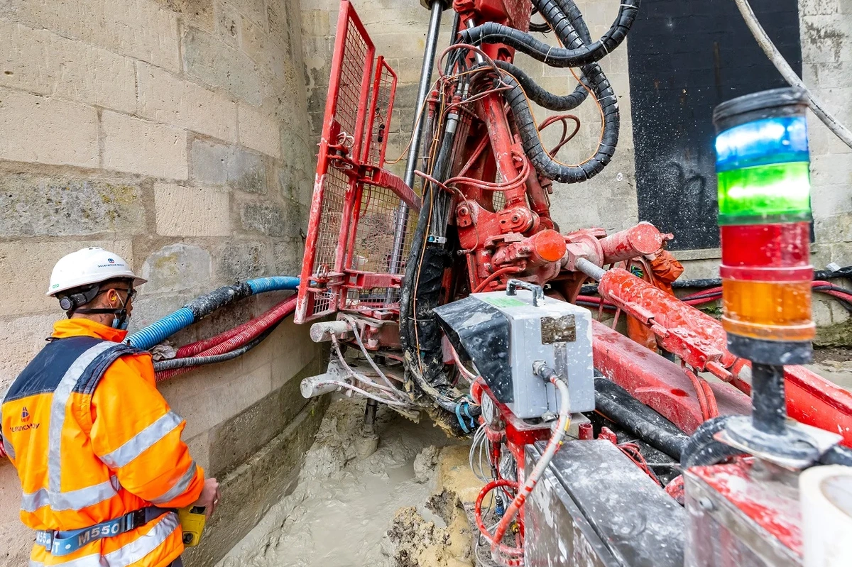Imagen ilustrativa de Jet grouting en Concepción